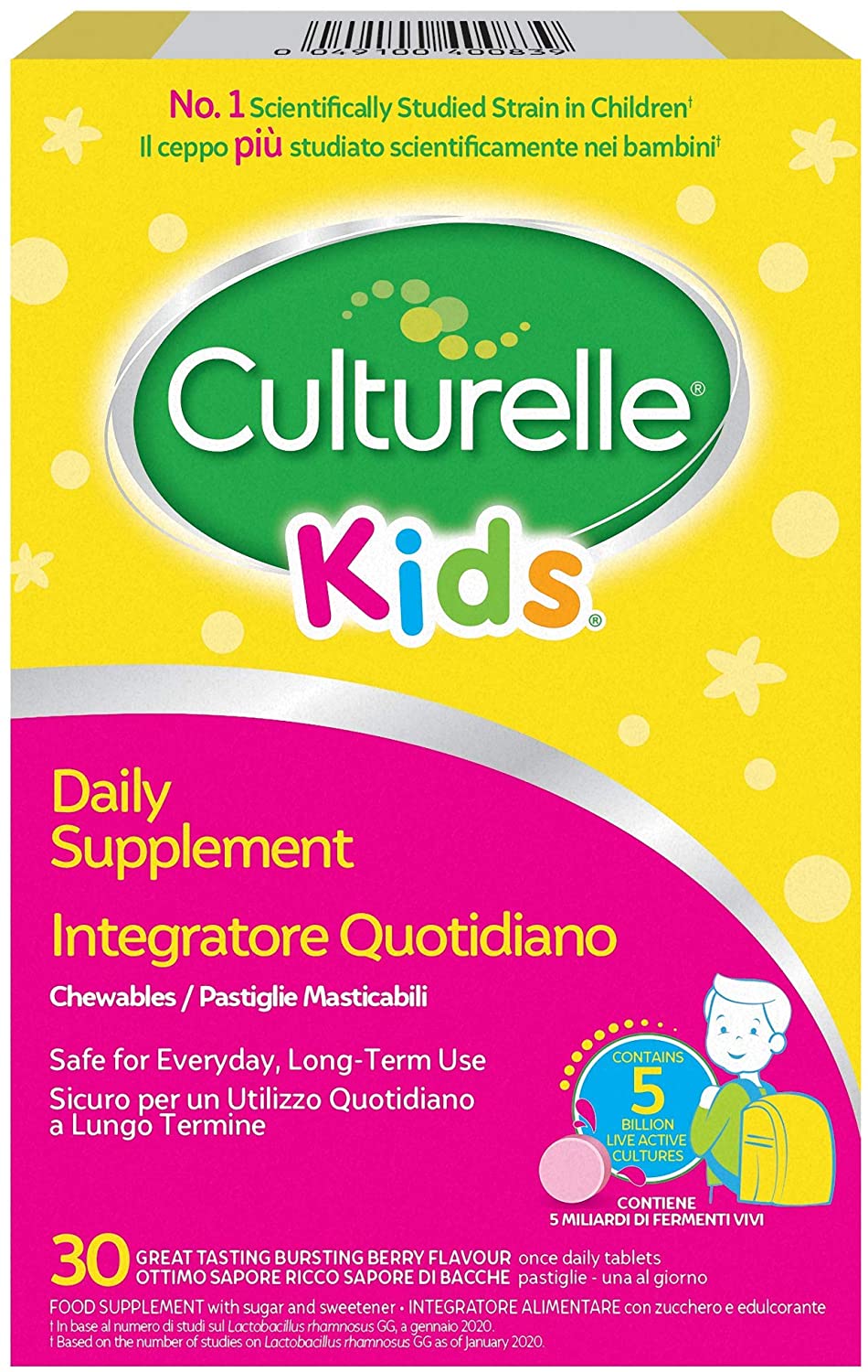 Culturelle® Kids Daily Supplement Chews