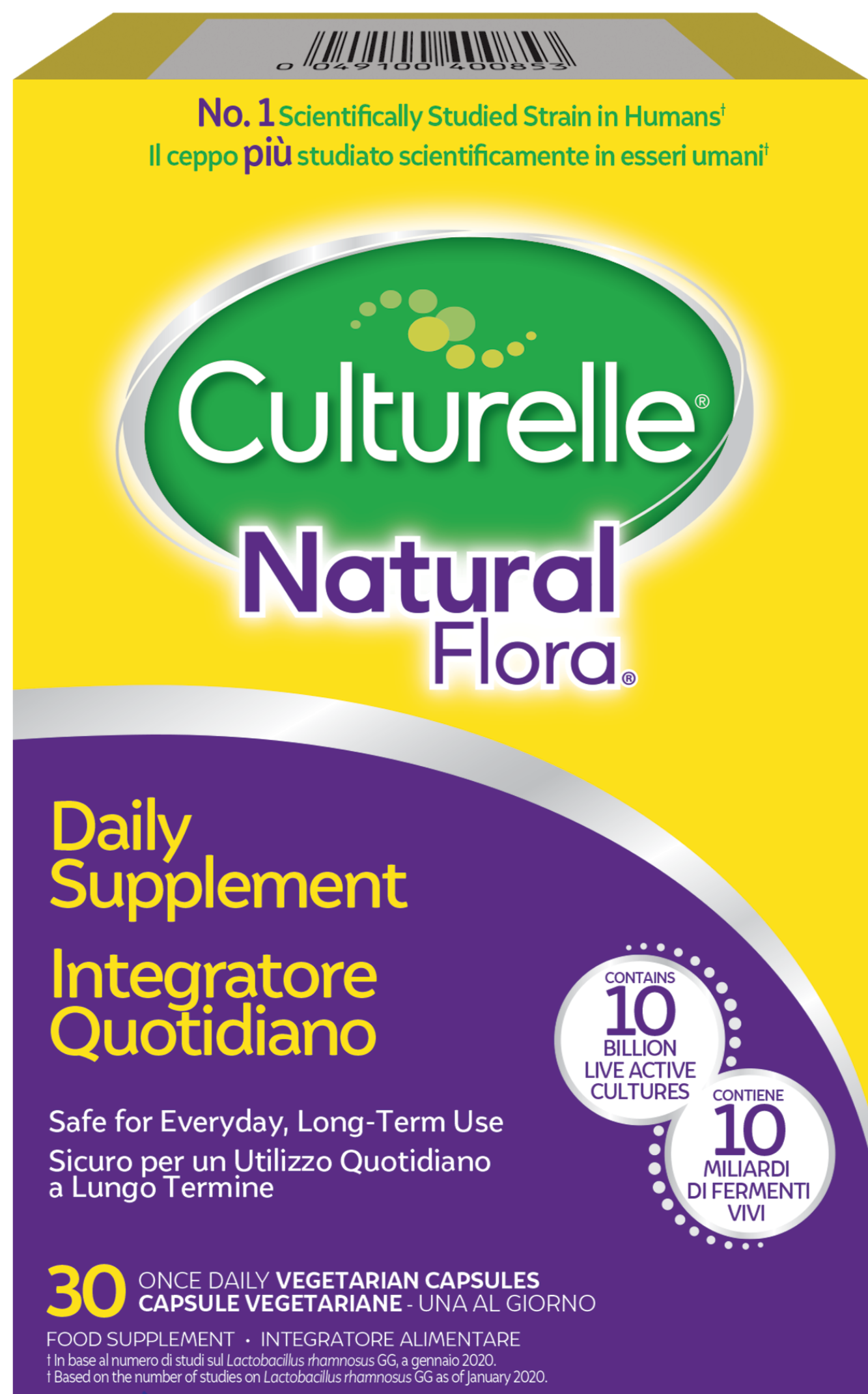 Culturelle® Natural Flora Daily Supplement Capsules